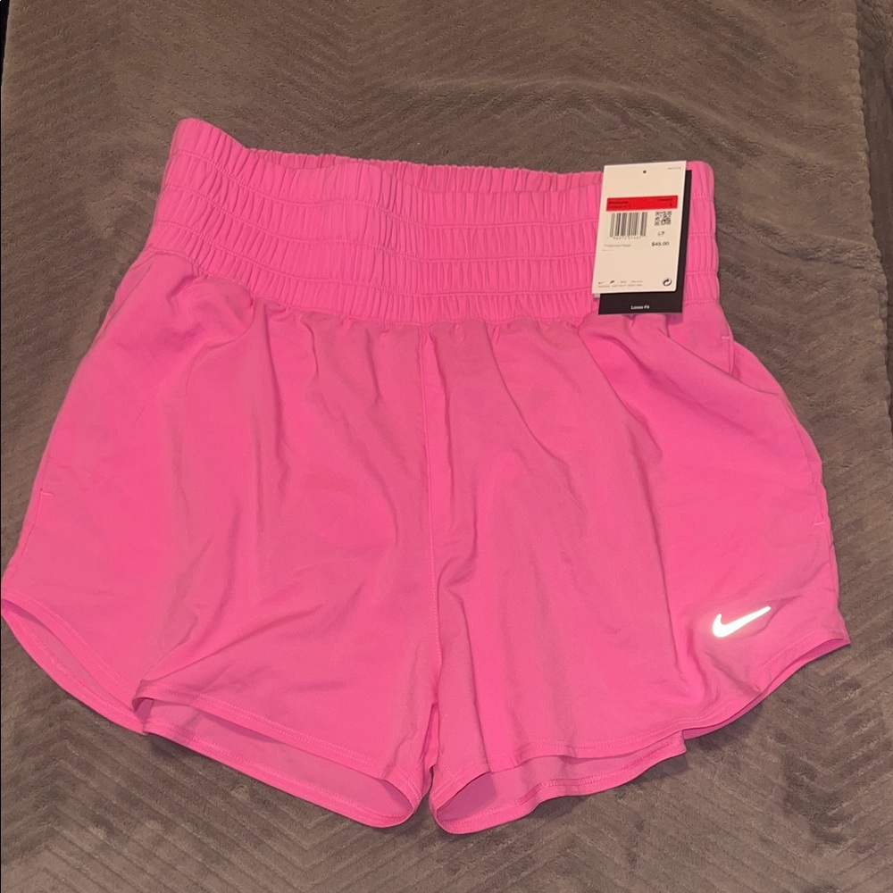Nike Women's Bright Pink Athletic Shorts